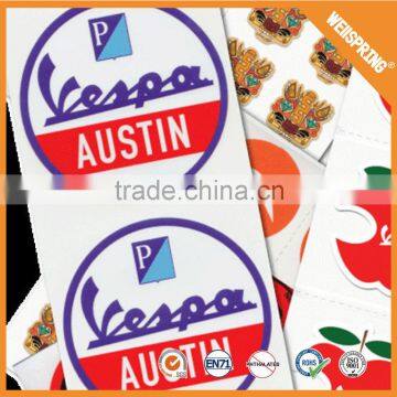 Free sample customized logo sticker label nameplate