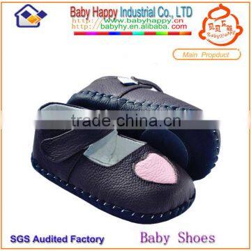 Free shipping lower price top-high shoes for baby with heart printed