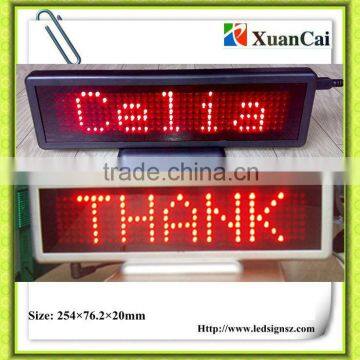 Red color P6-7*35R LED digit board