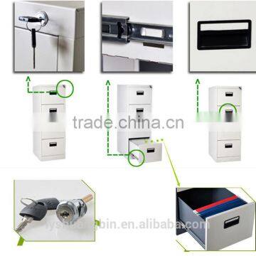 High Gloss Vertical 4 Drawer Hanging File Cheap Steel Filing Cabinets photo-5