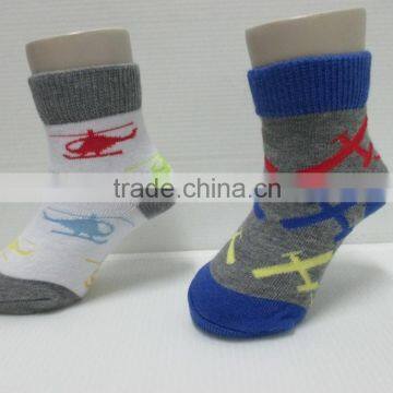 boys type cotton socks helicopter design socks