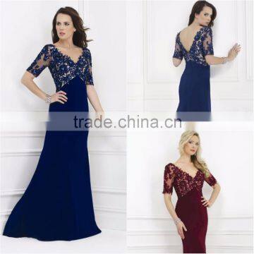 plus size mother of the bride dresses 2015 women evening long dress CYM-002