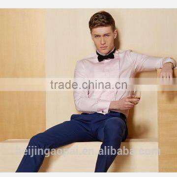 high quality custom men Polyester Material and Solid Color Pattern men shirt clothing OEM service