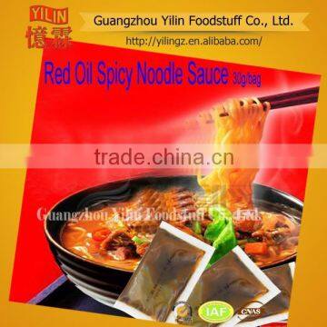 30g Red Oil Spicy Noodle Sauce with high quality made in china