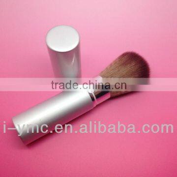 Diameter 20 mm Aluminum Handle Makeup Retractable Powder Brush