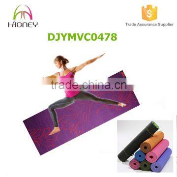 Personalized graphics printed TPE Yoga pilate Mat OEM service from China