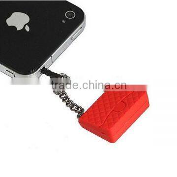 Mini Luggage Handbag Anti Dust Headphone Jack Plug