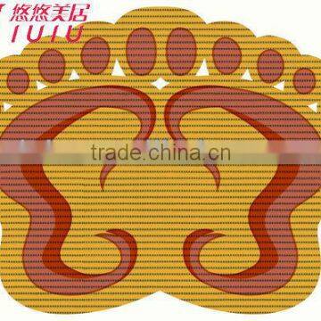 anti-slip pvc shaped bath mat