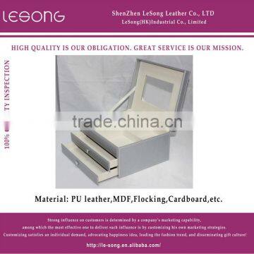 Multi-functional Square Shape Jewelry Box With Mirror
