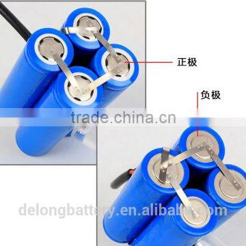 lithium ion battery 3.7v 18650 3.7v battery bicycle headlight battery 6400mah large capacity