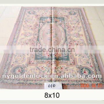 8x10 Handmade european style plain wool carpets