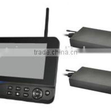CTR40672,7" Digital Wireless Monitor with socking cup braket + transmitter box*2pcs for truck, heavy duty one to two