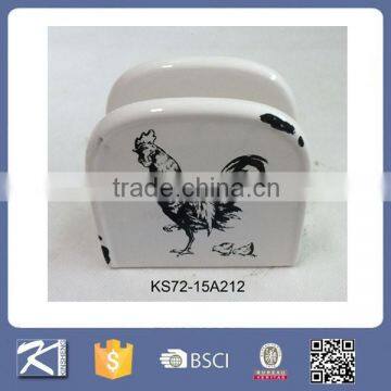 2015The newest design chicken porcelain kitchen wares home decoration