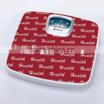 BR2020-01S Red Leather Electronic Weighing Scale Health Scale Mechanical Personal Scale Camry Weigh Scale