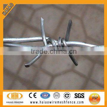 Hot sale high quality cheap barbed wire with installing barbed wire fence