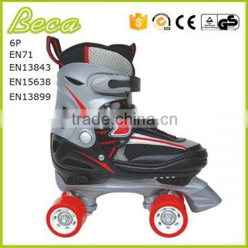 wholesale adjustable street boys roller quad skate shoes