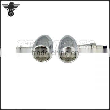 Led Indicator Lamp Bullet Chrome Motorcycle Turn Lights for Yamaha Custom photo-5