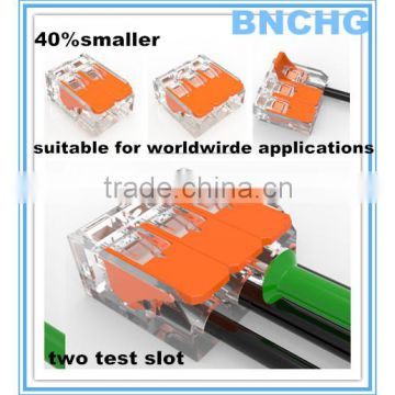 Made in China directly factory Wago 221 type Push Clamp Solderless Wire Connector