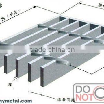 Heavy duty metal slot drainage cover steel grating