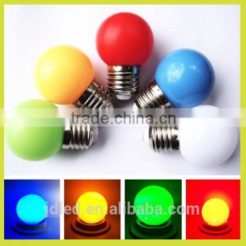 muti color red 0.8w plastic led bulb E27 / b22 children light for night light