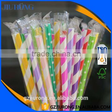 opp pack disposable party drinking paper straws