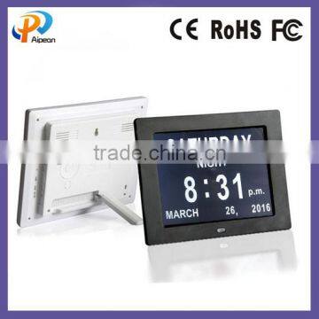 Pointells Extra-Large Digital Calendar Day Clock with Non-Abbreviated Day, Month & Date - Ideal Clock for the Elderly & Those St