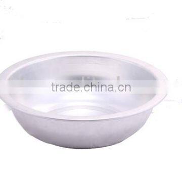 Aluminum round bottom portable basin