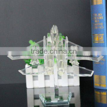 Crystal Glass f 16 Model Plane photo-2