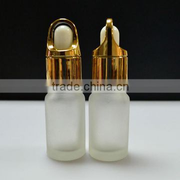 mini glass droppler glass essential oli bottle with basket cap bottle