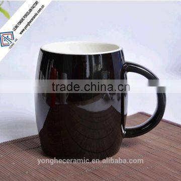 Hot sale ceramic black mug