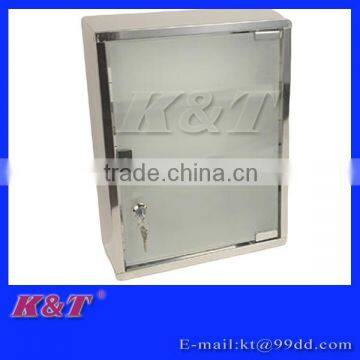 Easy to use stainless steel medicine cabinet