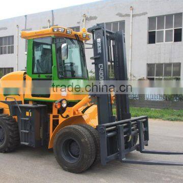 rough terrain forklift SZM C4000 truck with weichai engine 4108TUBO-Charged