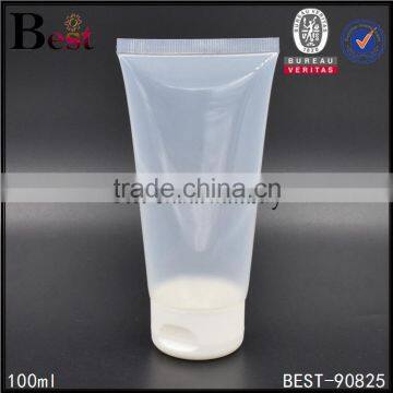 100ml empty clear plastic tube with flip cap                        
                                                Quality Choice