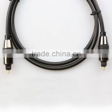 Optical Fibre Cable Toslink to Toslink Metal Plug Gold Plated