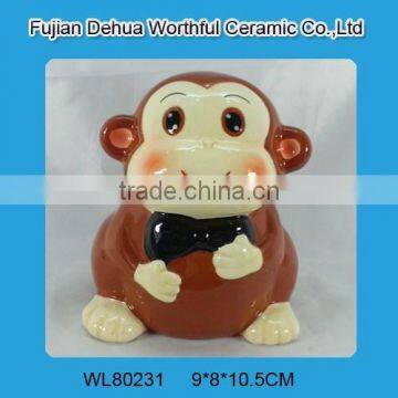 2016 New Design Ceramic Money Bank in Monkey Shape photo-3