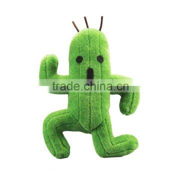 St green mischievous cactus lucky plant plush toys filled cotton type woollen toy