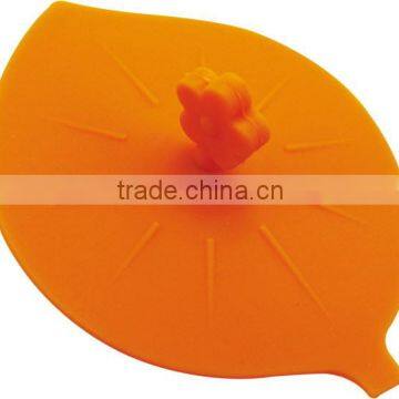 Leaf shaped flexible silicone stretch lid, silicone lids for bowls, silicone lids for cups