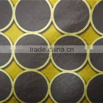 Metallic Wallpaper in Shinny Gold Manufacture of Foshan City Guangdong photo-4