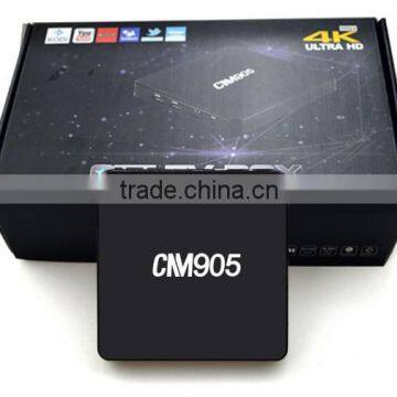 Cloudnetgo Top Selling Android TV Box Quad Core Amlogic S905 CM905 1GB+8GB Android 5.1 TV box in Amlogic S905 4K TV box