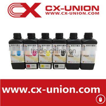 CMYKW Color 1 liter Package galaxy uv printing ink