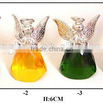 green flying angel crystal craft l glass decoration