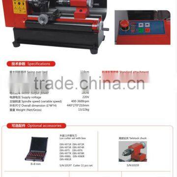 Mini Bench Metal Lathe Machine C0 photo-2