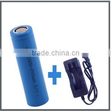 2016 High quality 3.7V Cylinder lithium-ion battery ICR18650 for power bank