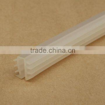 PVC plastic transparent edge trim for glass door