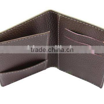 Wholesale price OEM design pu leather promotion foldable wallet bag factory price