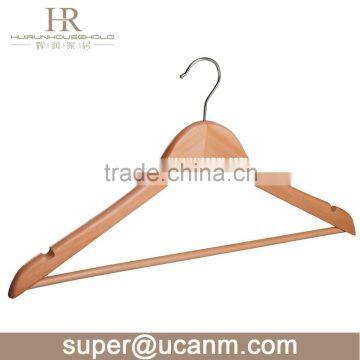 HRW-3011N Lotus wooden clothes hanger