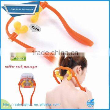 Hot selling rubber Chiropractic neck massager,Chiropractic neck tool