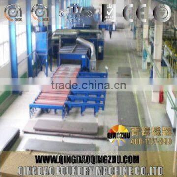 Steel Sheet Profile Shot Blasting Cleaning Descaling Machine Pretreatment Line