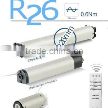 Tubular Motor R26 Curtains Motor For Roman Blinds