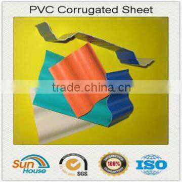 good quality plastic PVC corrugated sheet